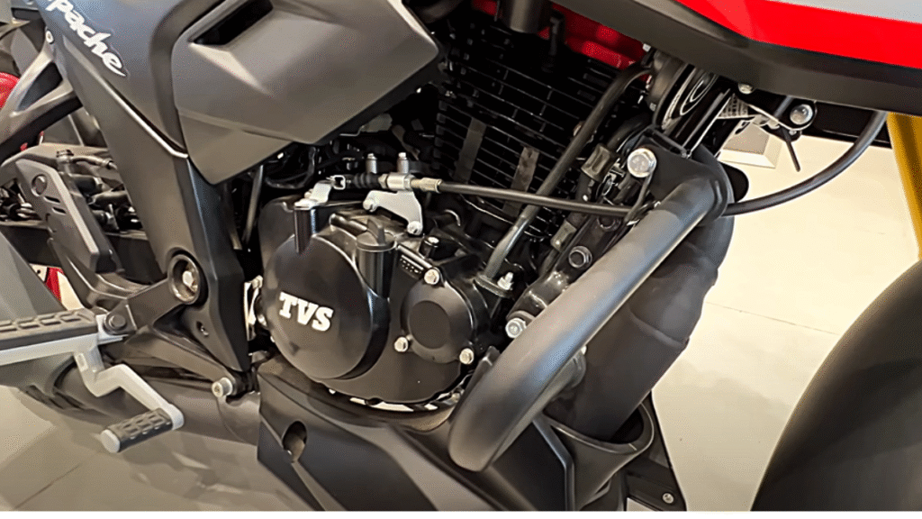 TVS Apache RTR 160 4V engine